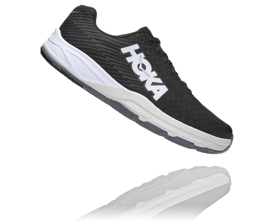 Hoka One One Tenisky Damske Čierne/Biele - EVO Carbon Rocket - 36541-RUAG